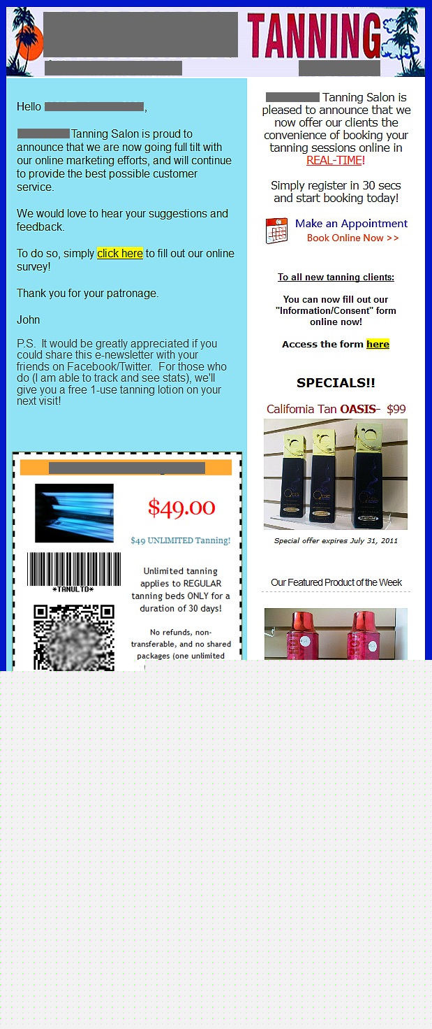 design a newsletter